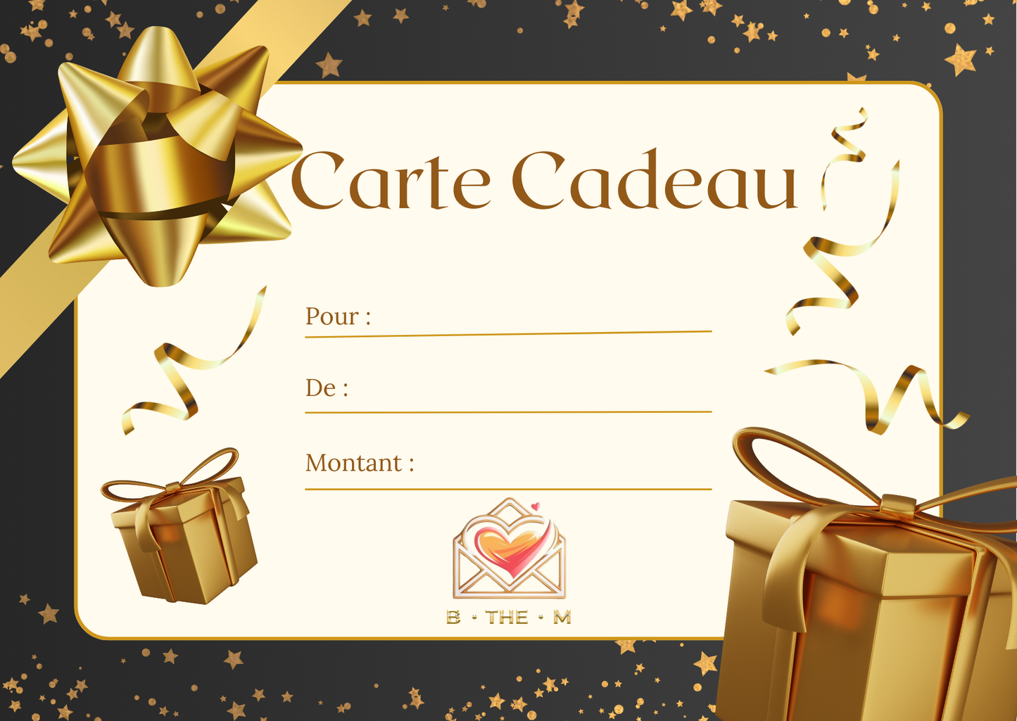 Carte Cadeau B THE M